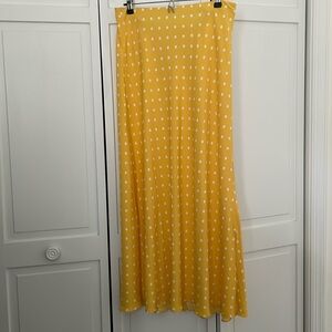 Sunshine yellow LOFT maxi skirt